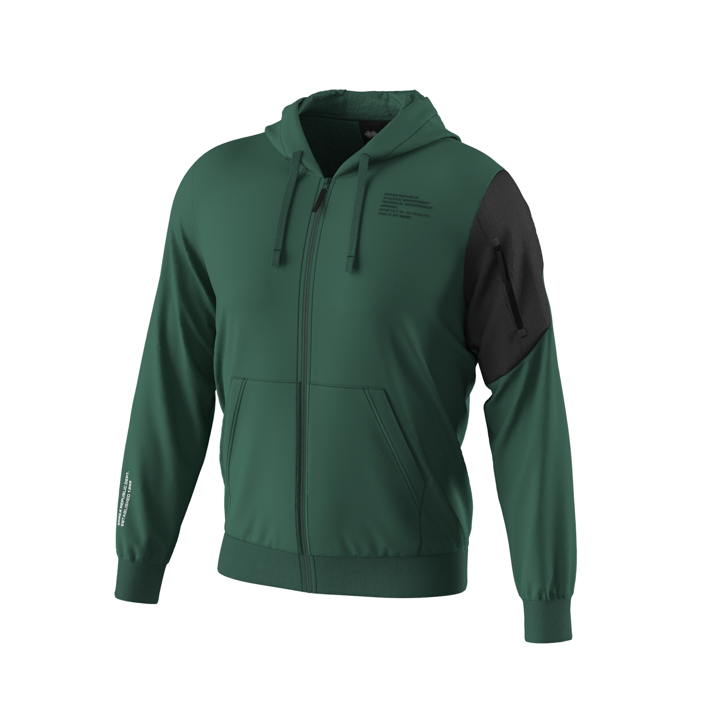 NO LOGO FW25/26 HOODY FLEECE ZIP 28 MAN AD