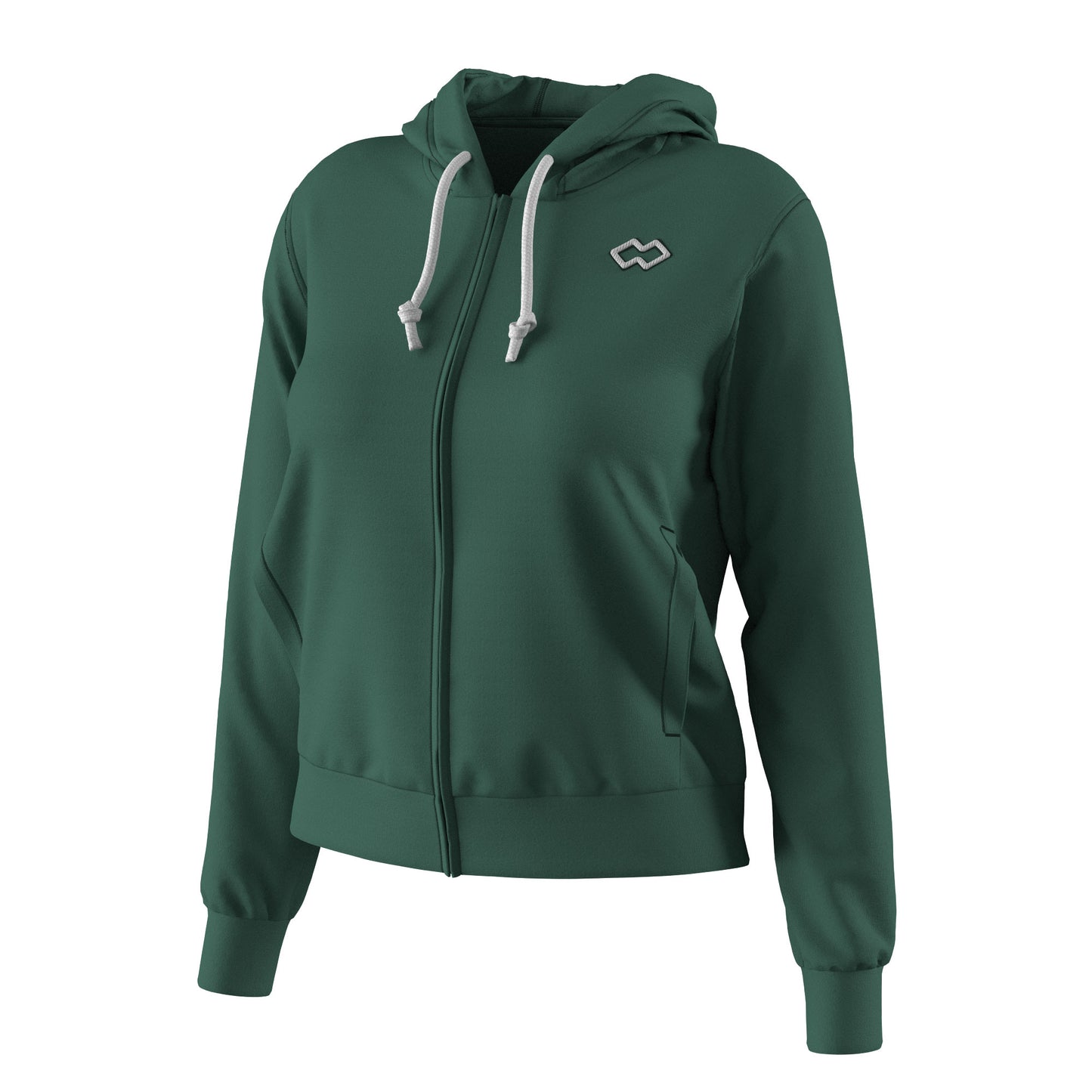 ESSENTIAL SS26 HOODY ZIP 010 WOMAN AD