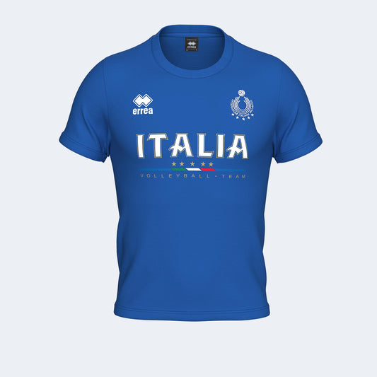 NAZ. ITALIA VOLLEY T-SHIRT EVO SHOP MC JR