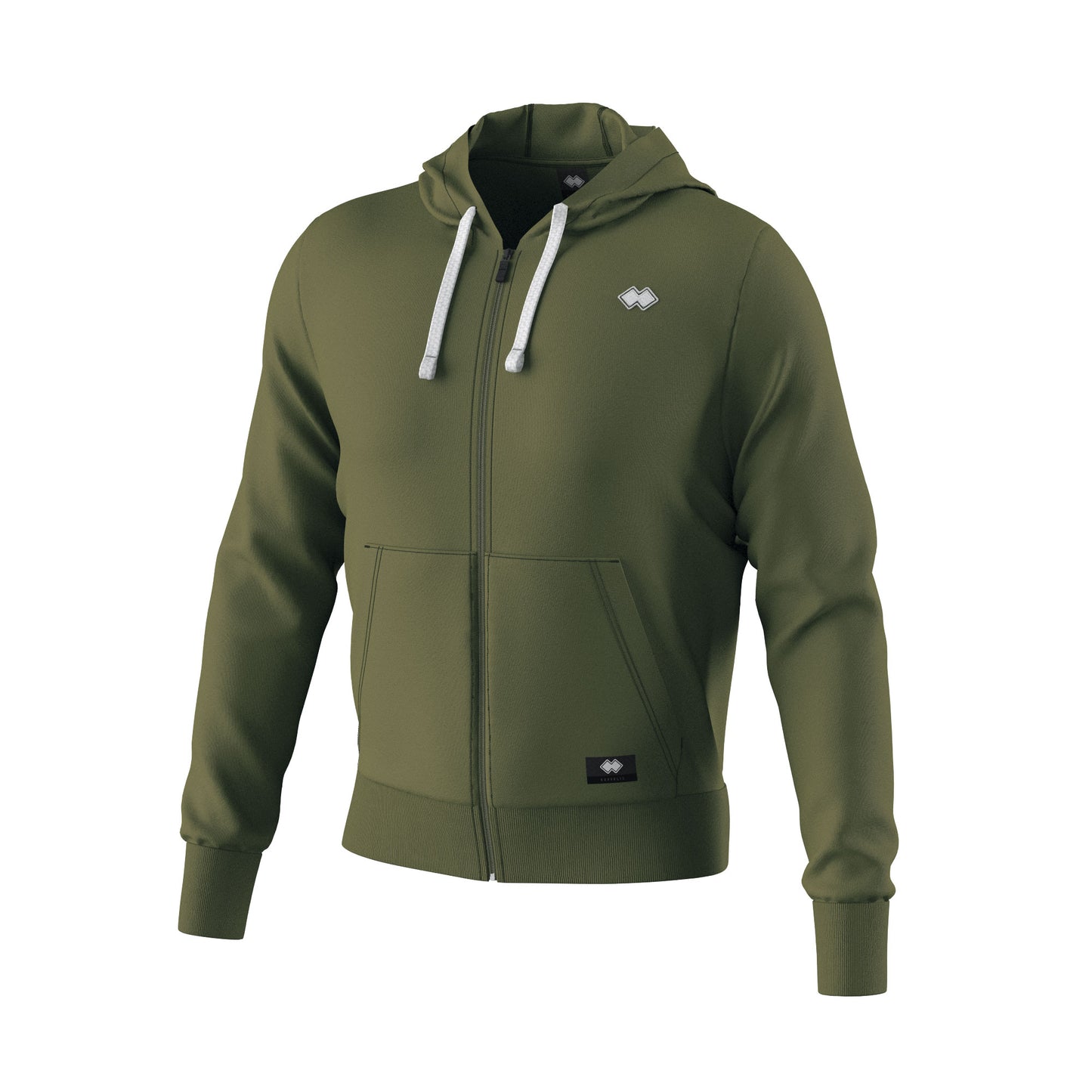 ESSENTIAL SS24 HOODY ZIP FLEECE 055 MAN JR