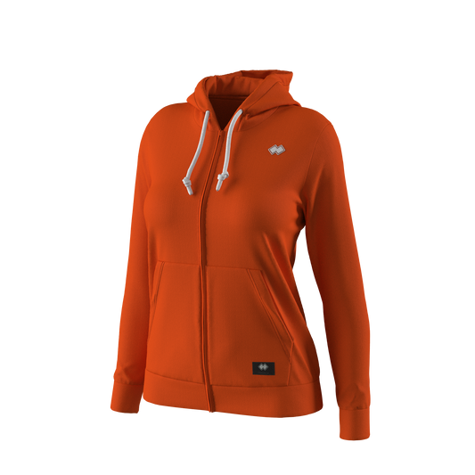 ESSENTIAL FW25/26 HOODY ZIP 01 WOMAN AD