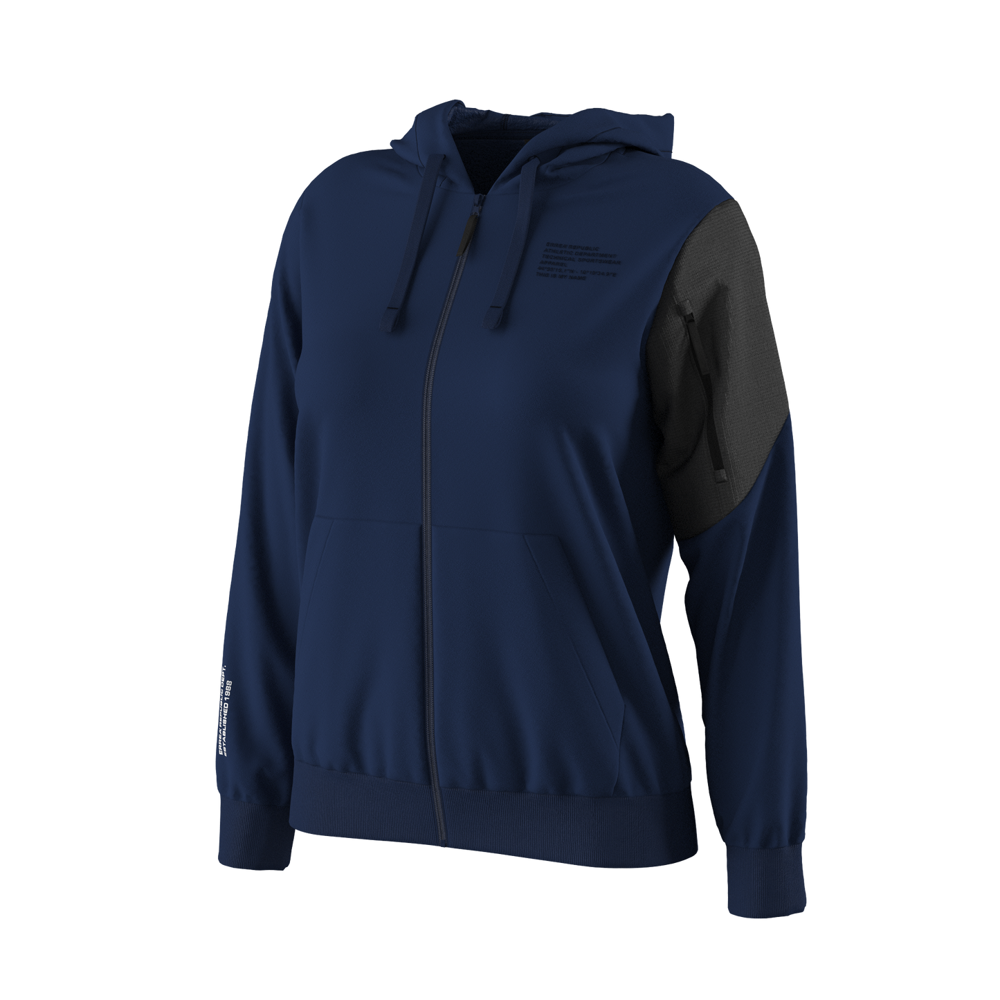 NO LOGO FW25/26 HOODY ZIP 35 WOMAN AD