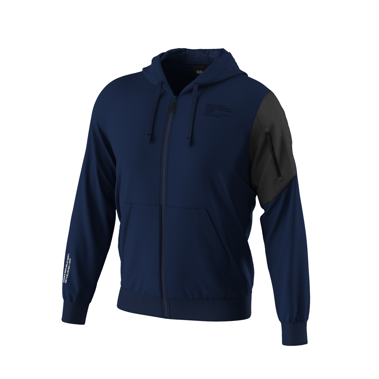 NO LOGO FW25/26 HOODY FLEECE ZIP 28 MAN	AD