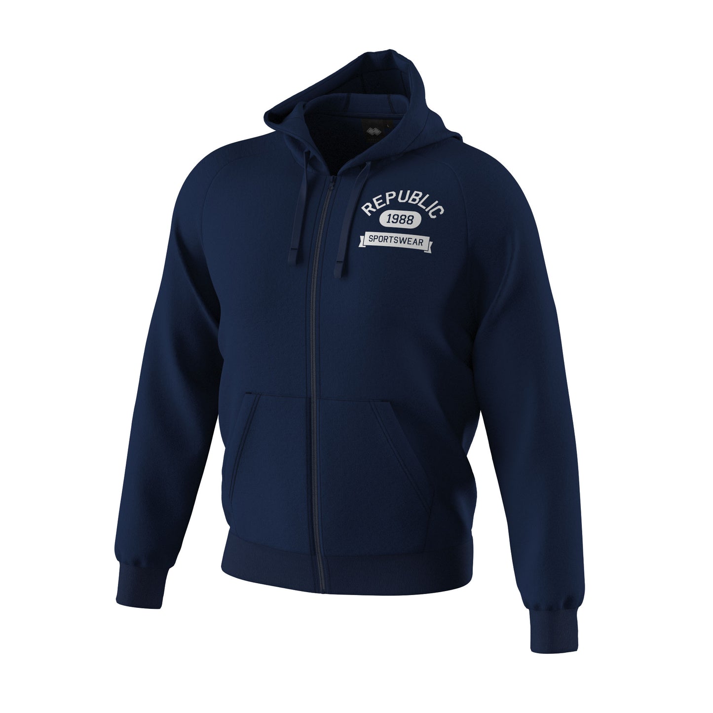 GFX SS26 HOODY ZIP 002 COLLEGE MAN AD
