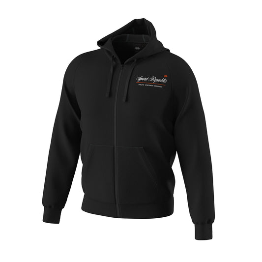 GFX SS26 HOODY ZIP 002 SCRIPT MAN AD