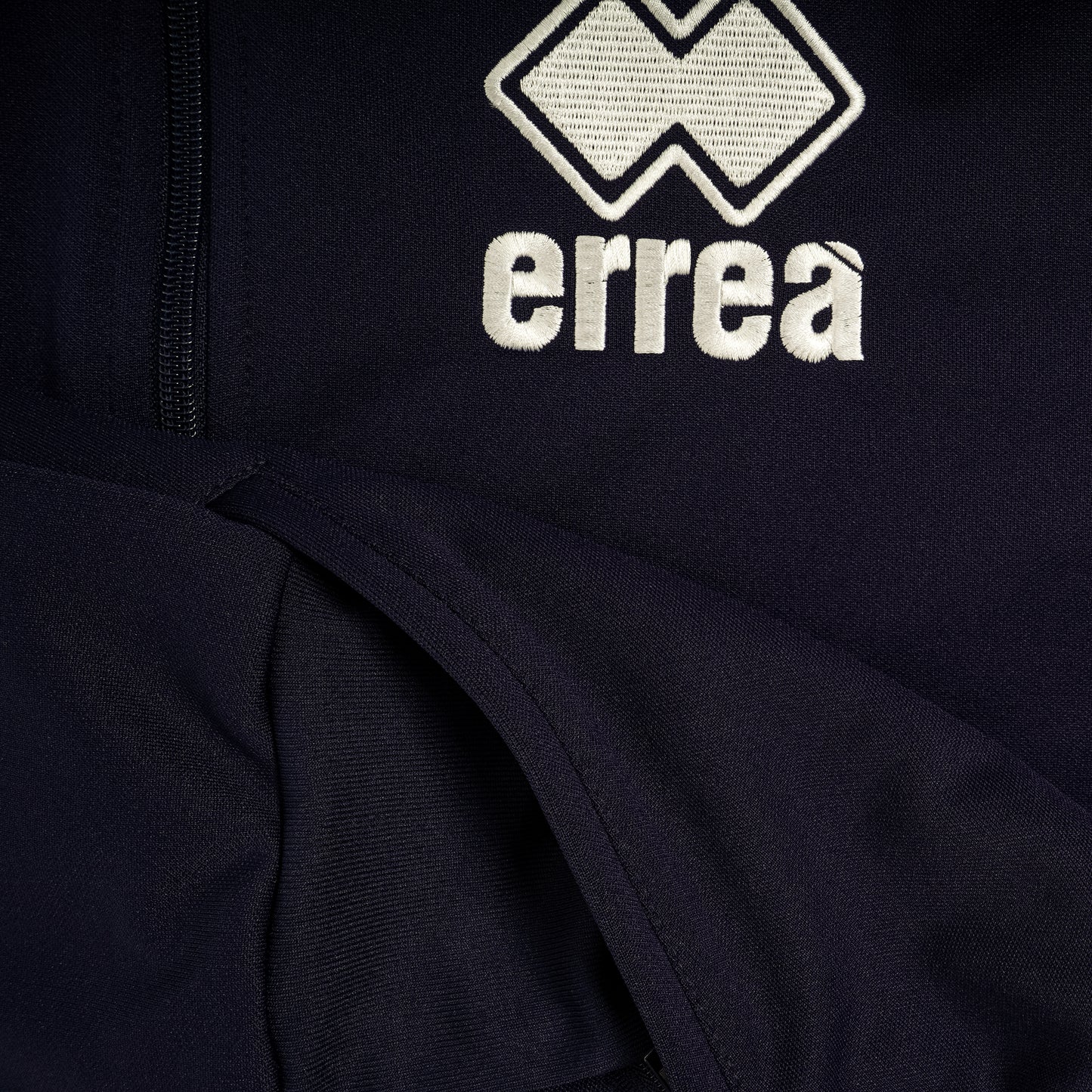 ESSENTIAL FW21/22 MAN LOGO EMBROIDERY FULL ZIP AD