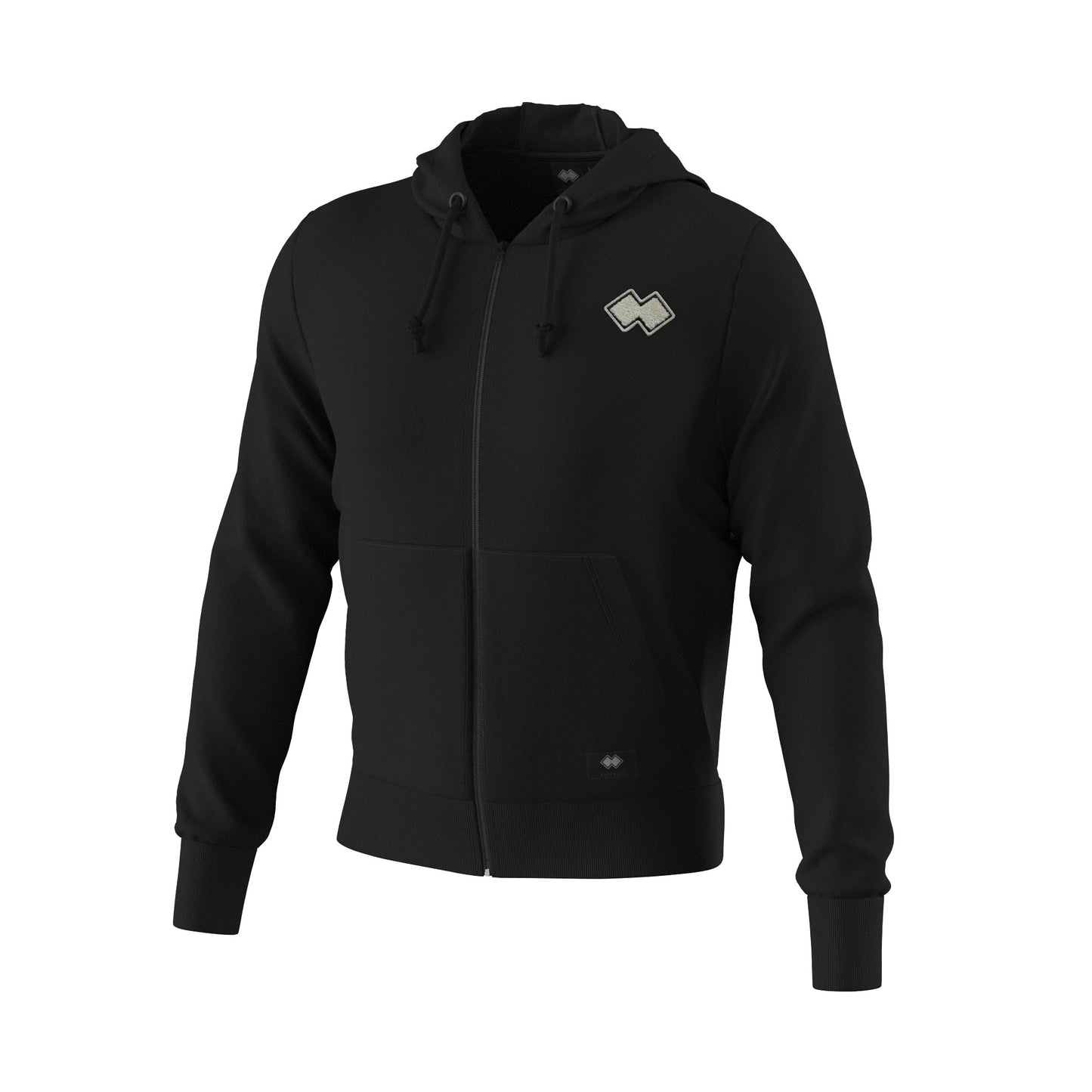 ESSENTIAL FW24/25 HOODY ZIP PATCH FLEECE 01 MAN AD