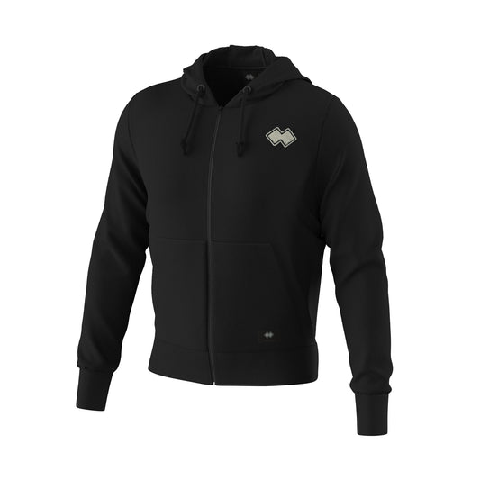ESSENTIAL FW24/25 HOODY ZIP PATCH FLEECE 01 MAN AD